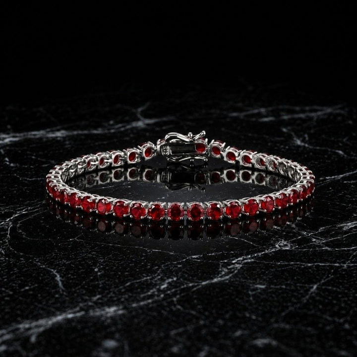 Ruby Tennis Bracelet