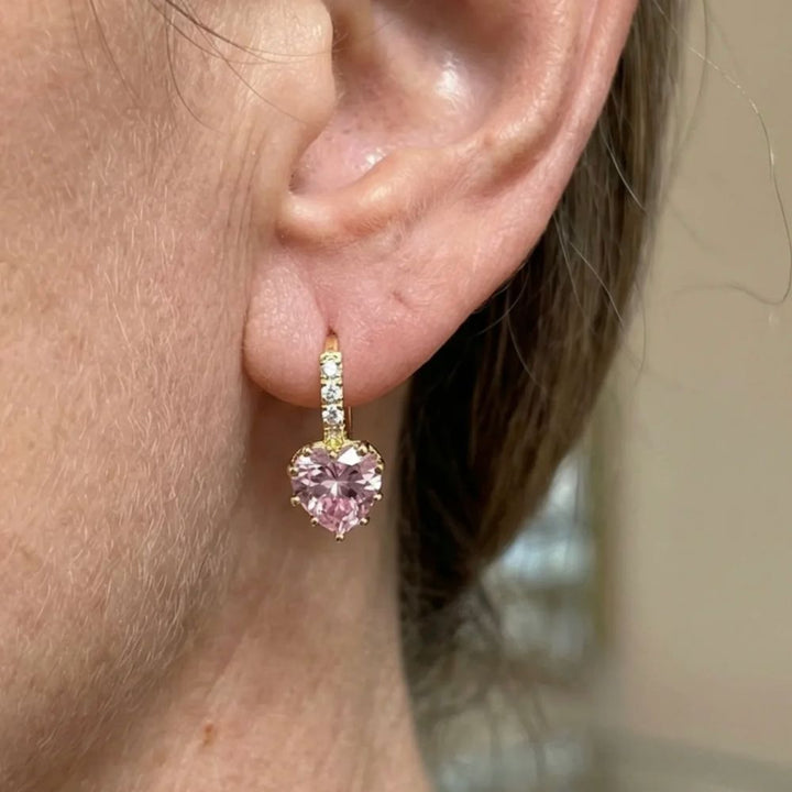 Cupid Glow Huggie Earrings